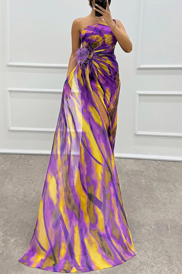 Lily - Vibrant Draped Dress
