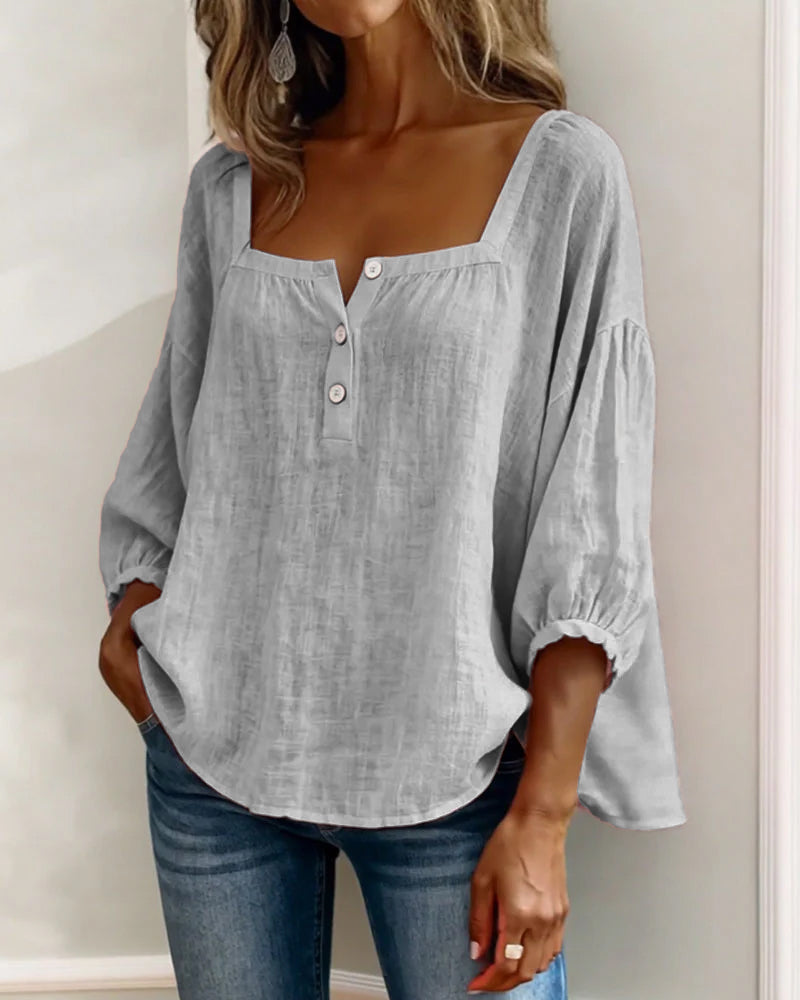 Rue – Lightweight Linen Cotton Blouse