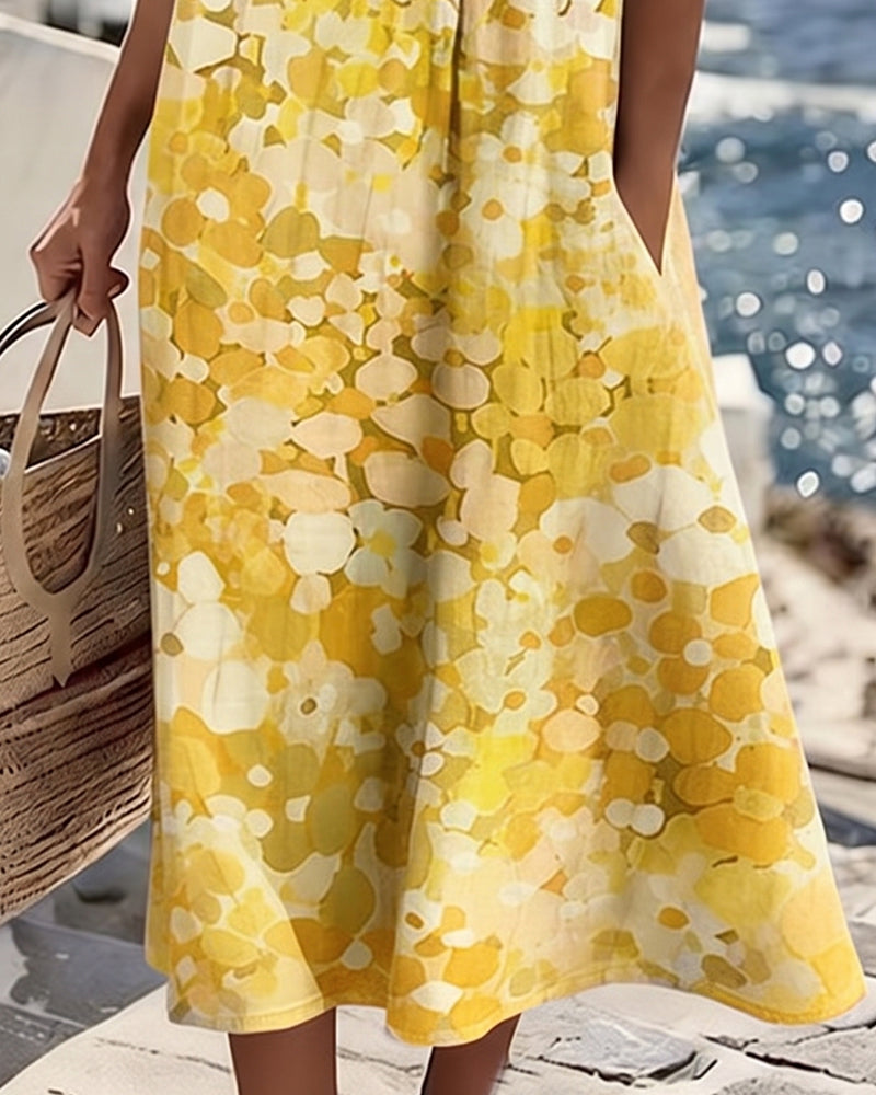 Vivia – Printed Loose-Fit Dress