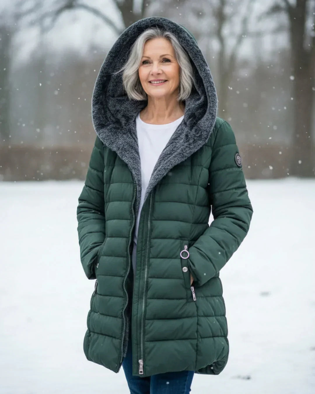 Skye - Warm Hooded Winter Coat