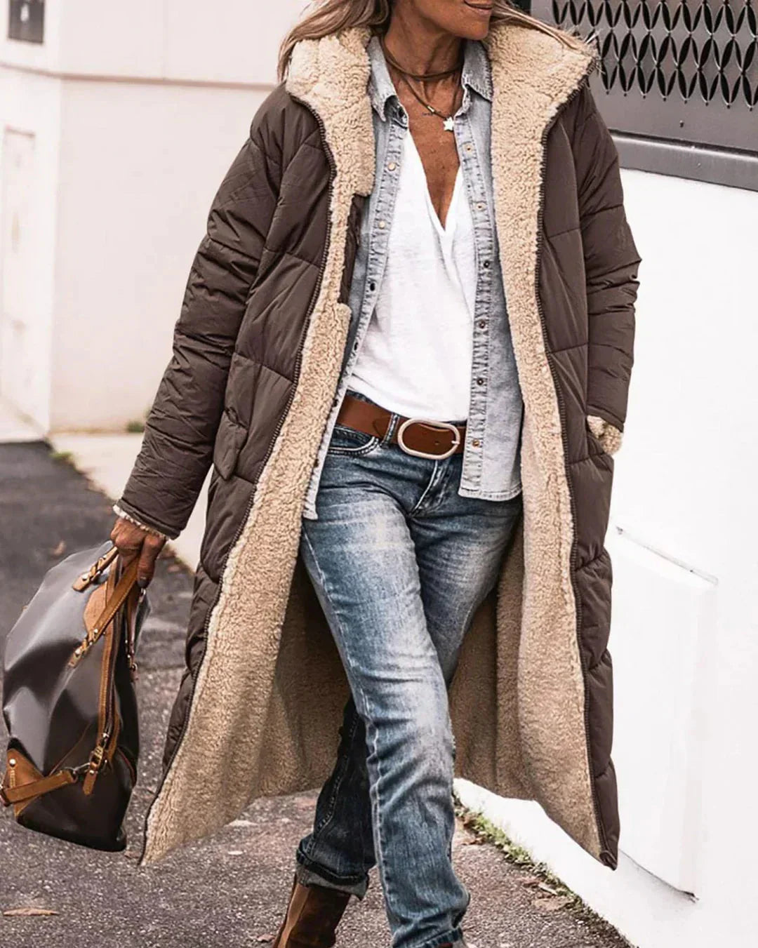 Madeline – Reversible Long Winter Jacket