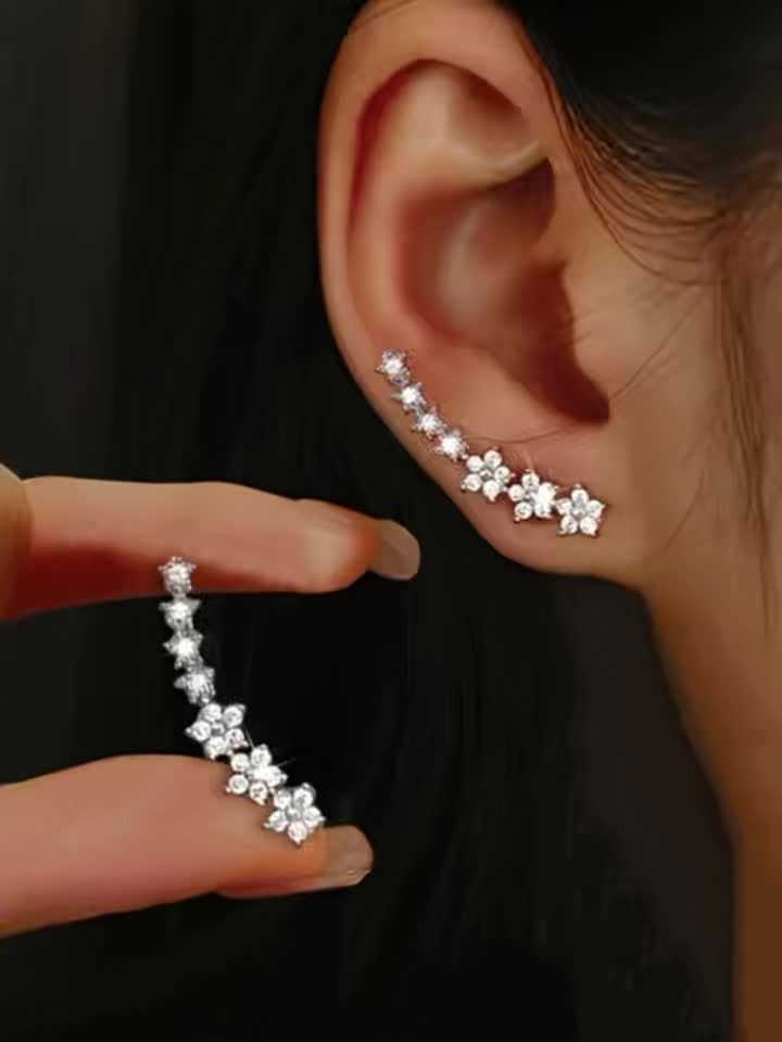 Rhoswen – Timeless Floral Earrings