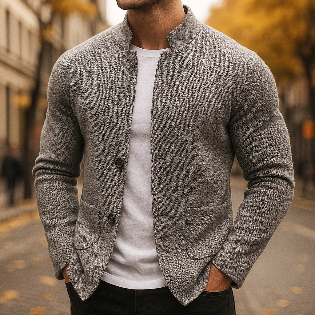 Simeon - Textured Knit Cardigan