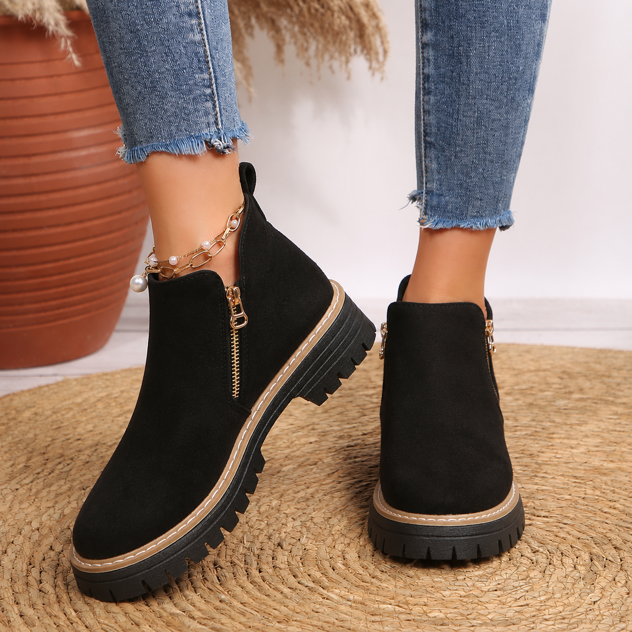 Frankie – Comfort Ankle Boots