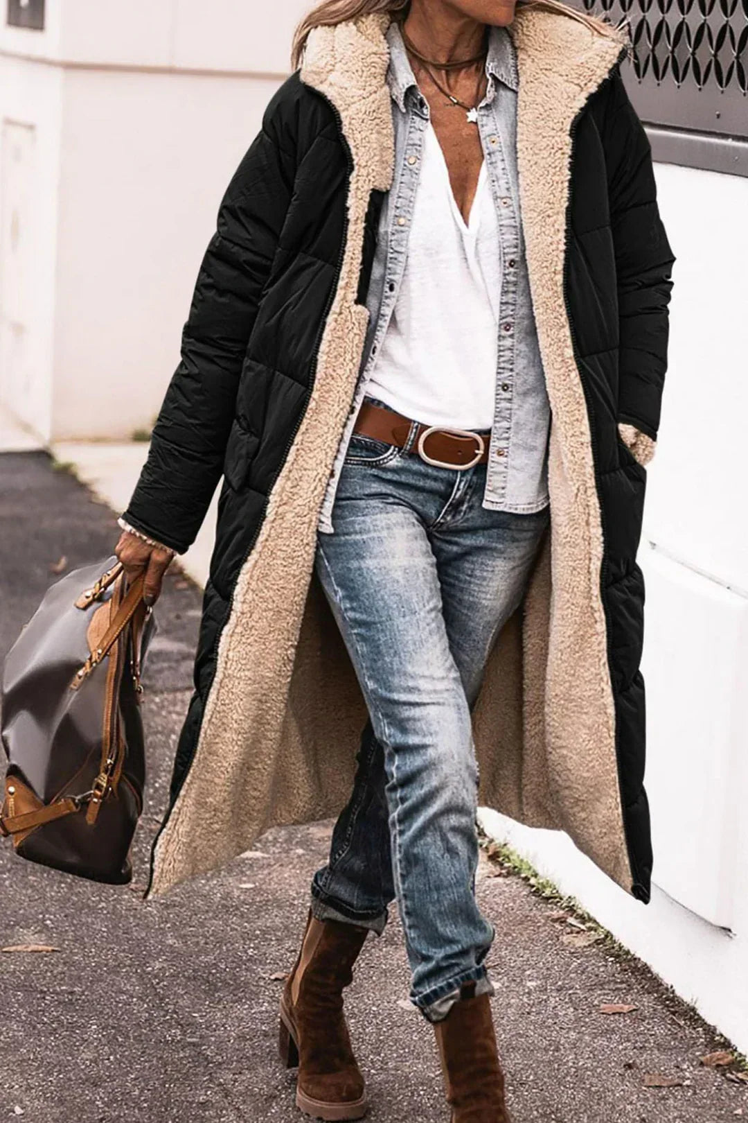 Madeline – Reversible Long Winter Jacket