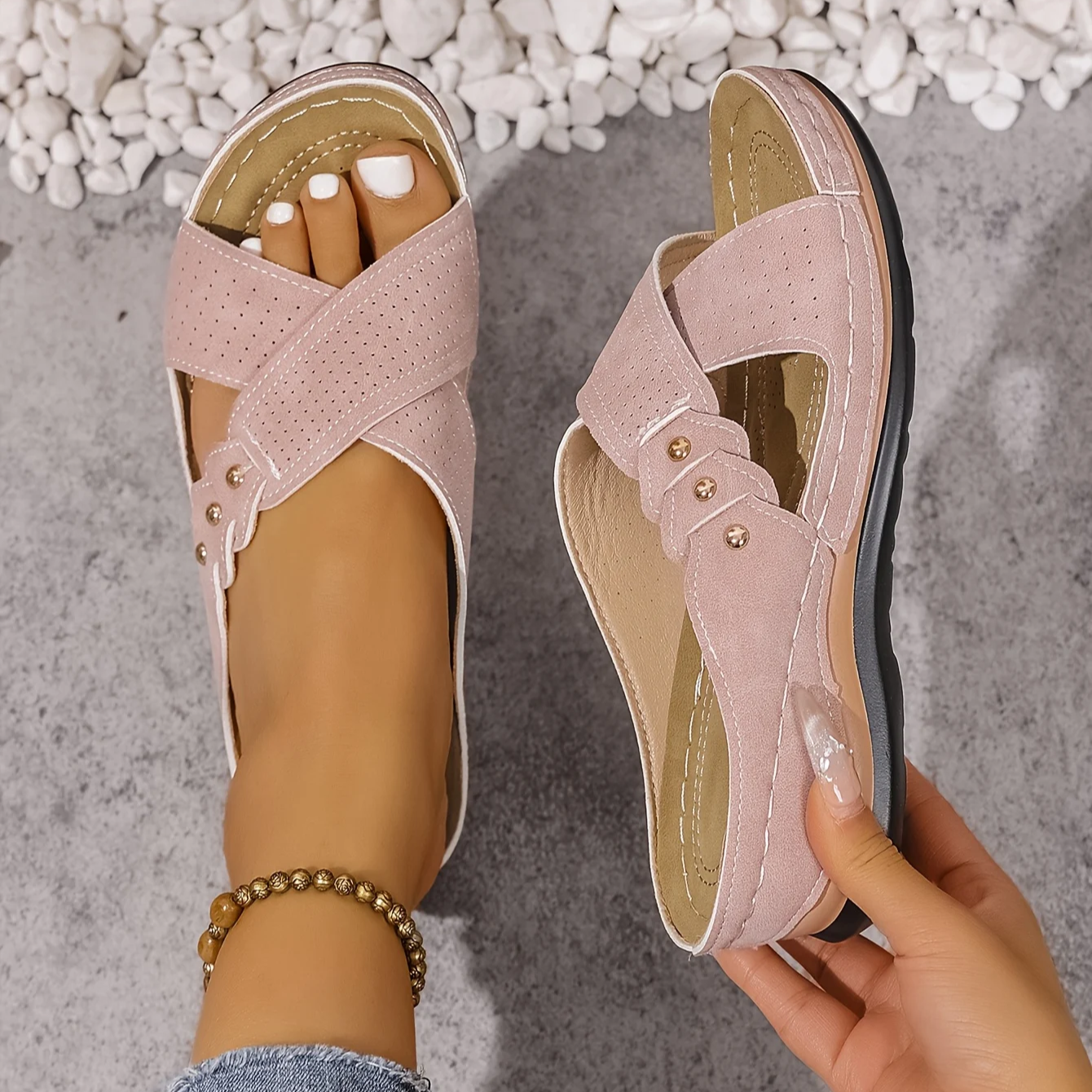 Katy - Orthopaedic Wedge Sandals