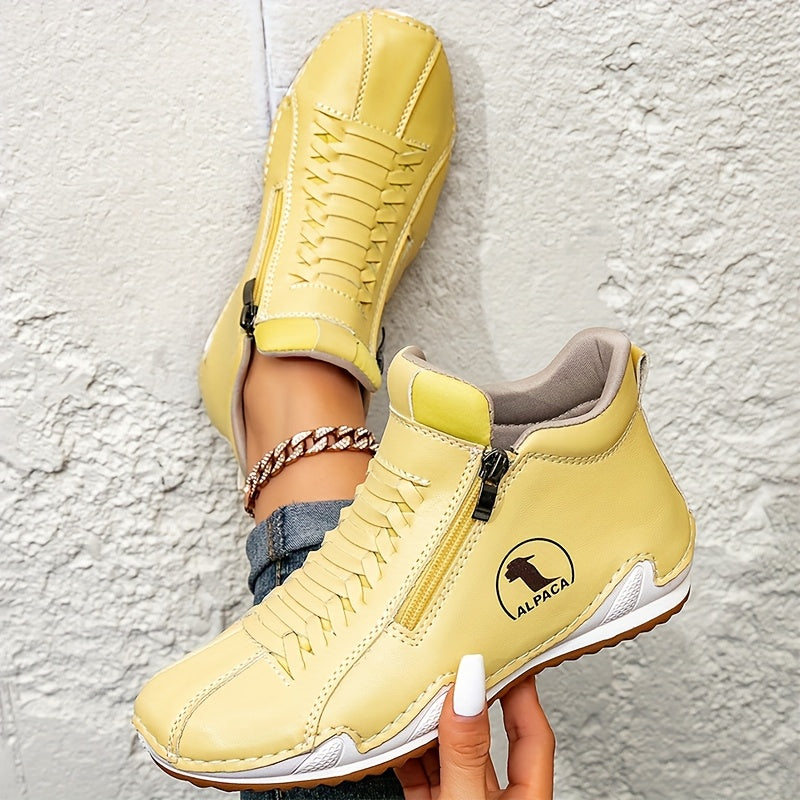 Juniper – All-Weather Comfort Shoes with Zip Closure