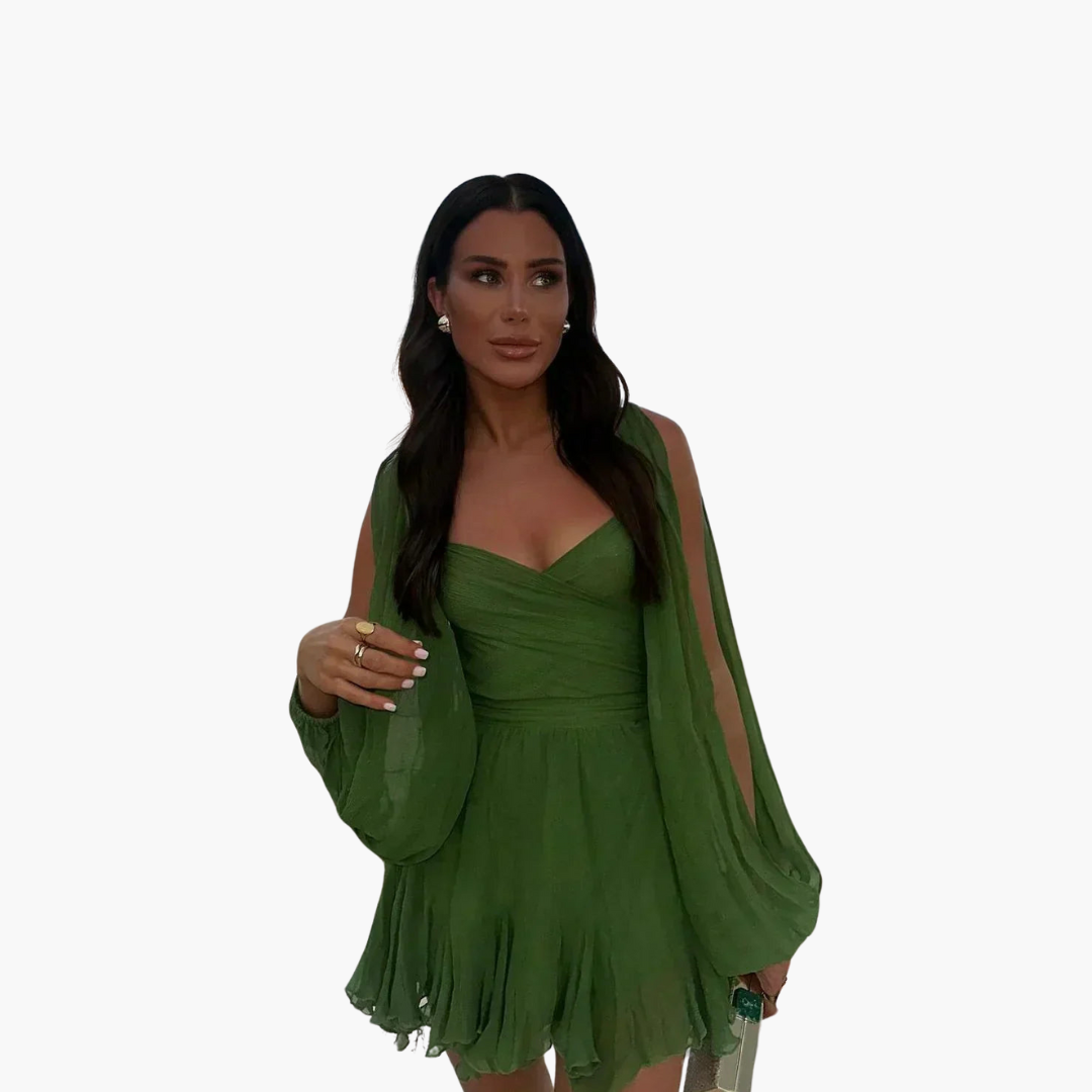 Rosie - Mini Dress with Balloon Sleeves