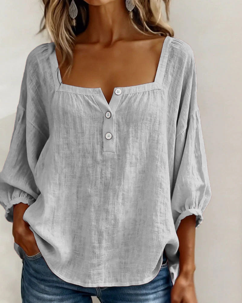 Rue – Lightweight Linen Cotton Blouse
