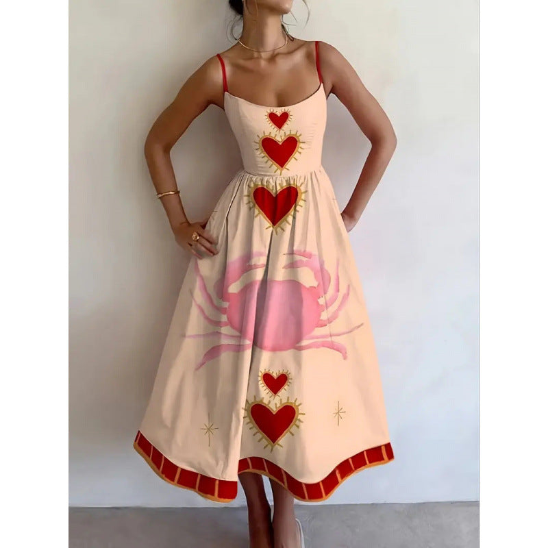 Faith - Heart Tide Midi Dress