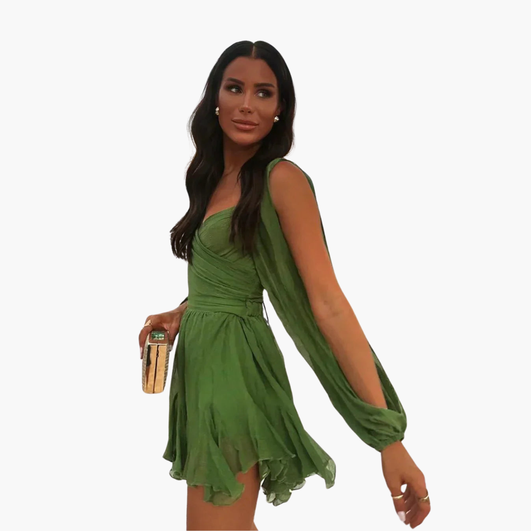 Rosie - Mini Dress with Balloon Sleeves