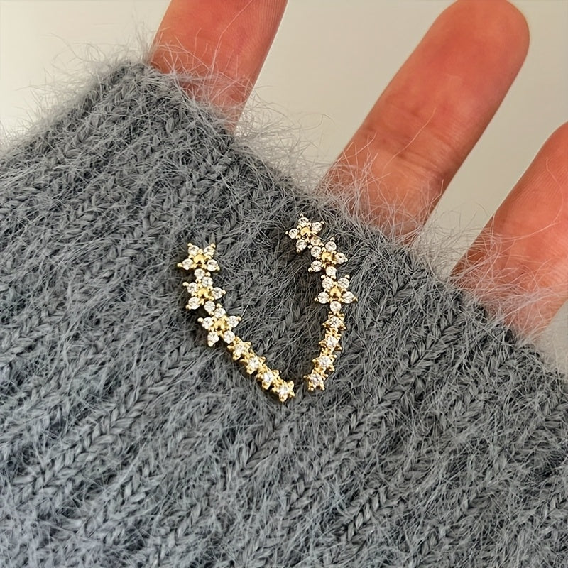 Rhoswen – Timeless Floral Earrings