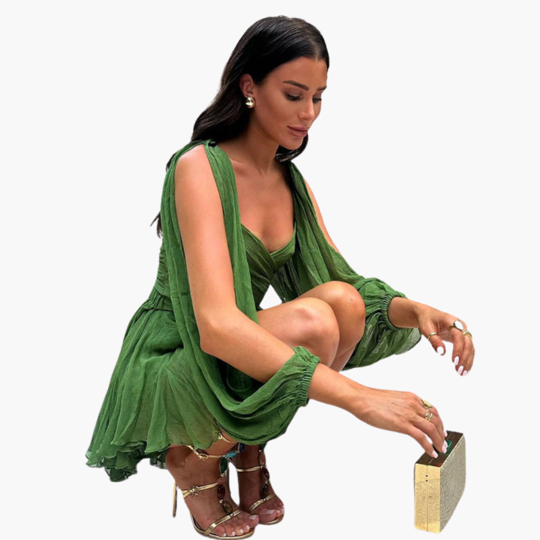 Rosie - Mini Dress with Balloon Sleeves