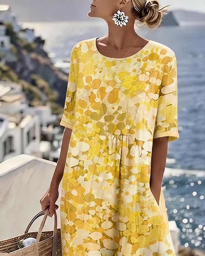 Vivia – Printed Loose-Fit Dress