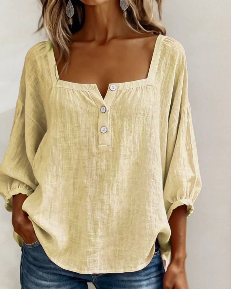 Rue – Lightweight Linen Cotton Blouse