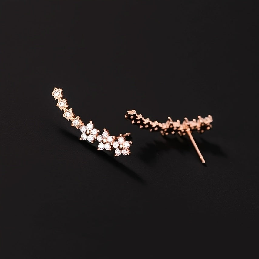 Rhoswen – Timeless Floral Earrings