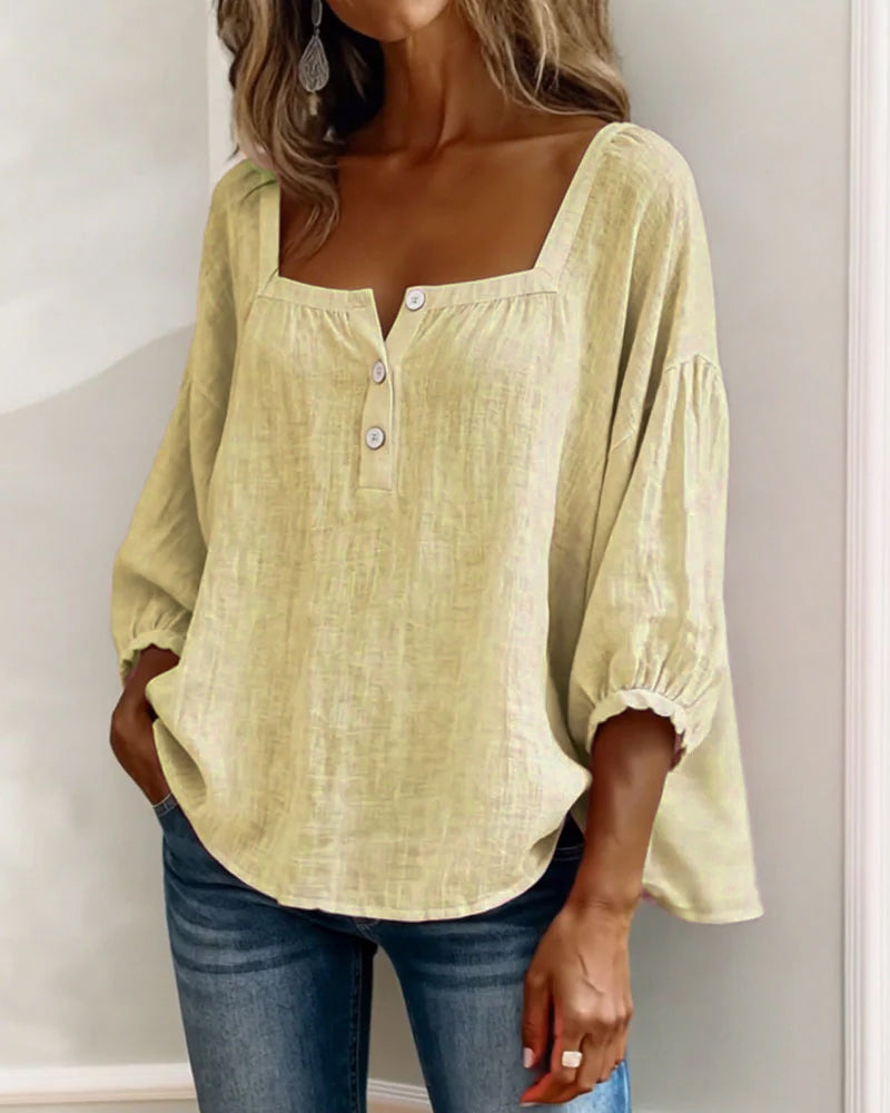 Rue – Lightweight Linen Cotton Blouse
