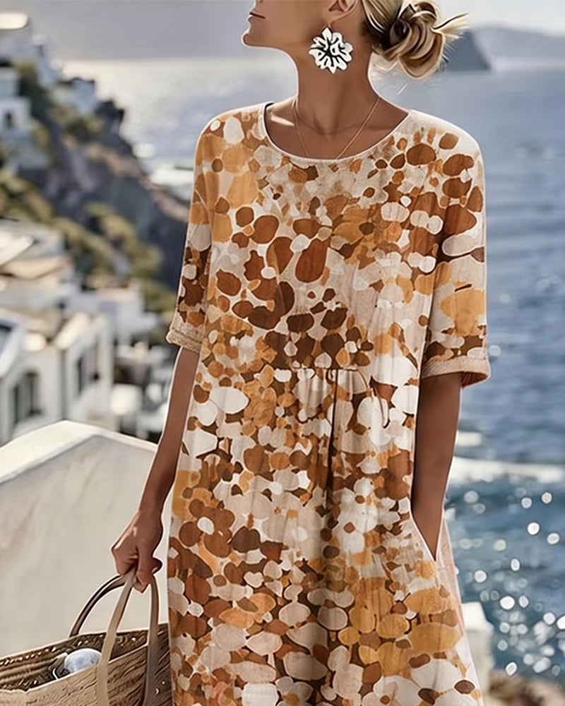 Vivia – Printed Loose-Fit Dress