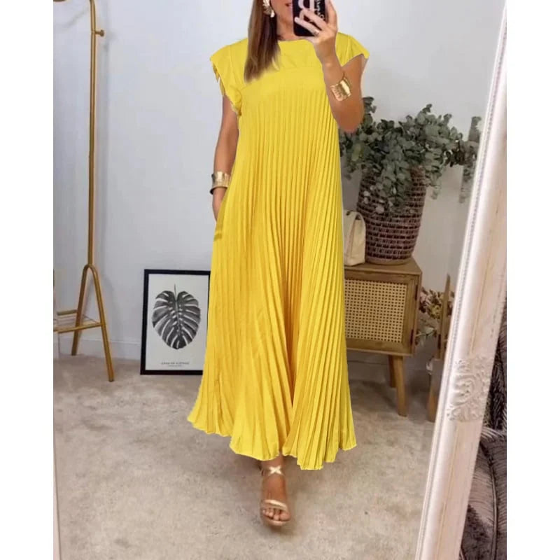 Ida™ – Pleated Maxi Dress