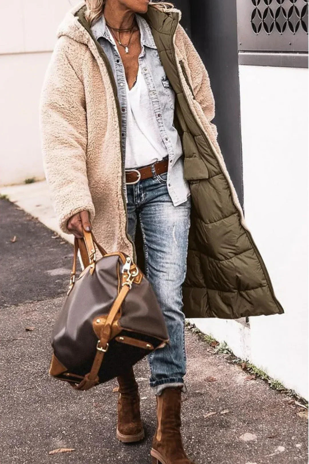 Madeline – Reversible Long Winter Jacket