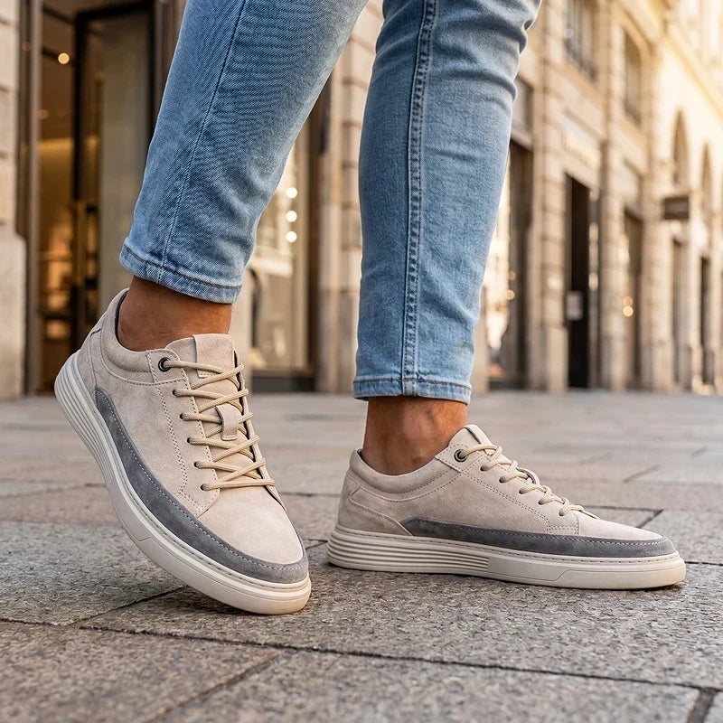Renzo - Suede Cushioned Sneakers