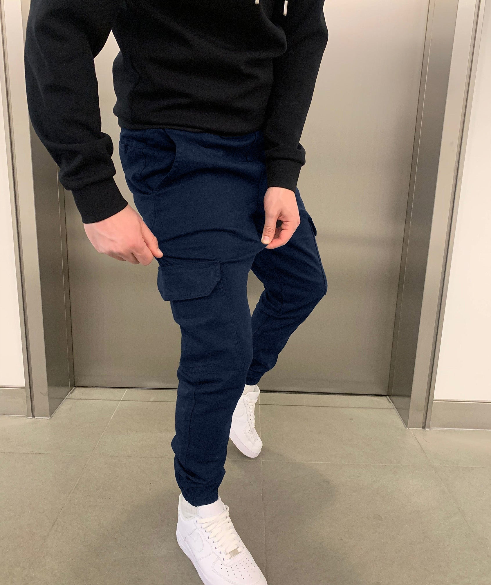 Crispin – Jogger-Cut Cargo Pants