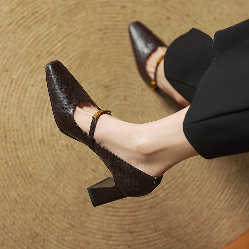 Marlene - Elegant Leather Pumps