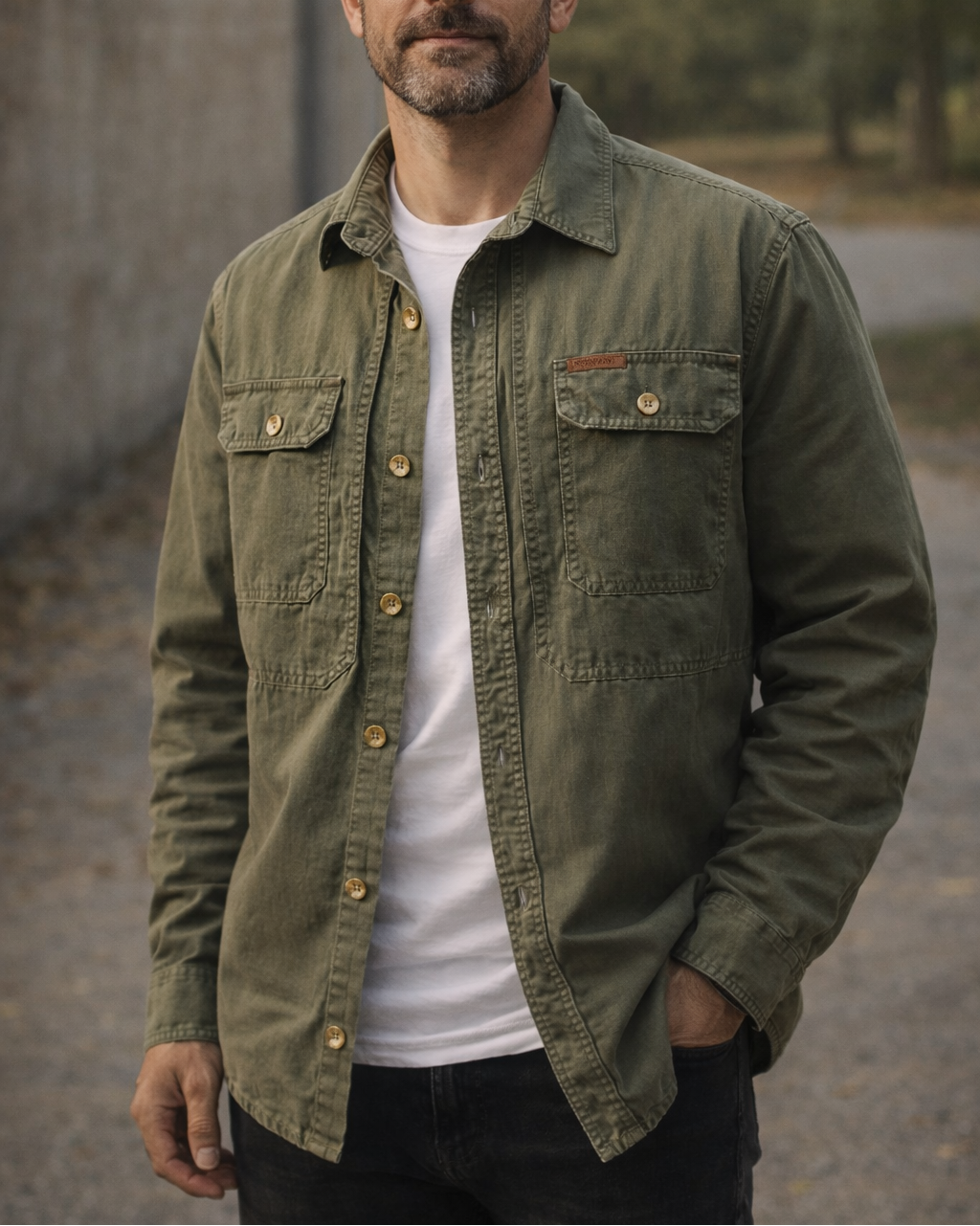 Amos - Heavyweight Cotton Overshirt