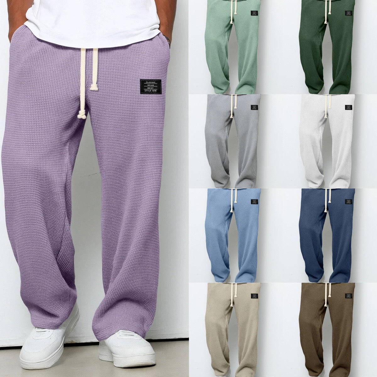 Baylor – Wide Leg Trousers with Adjustable Waist