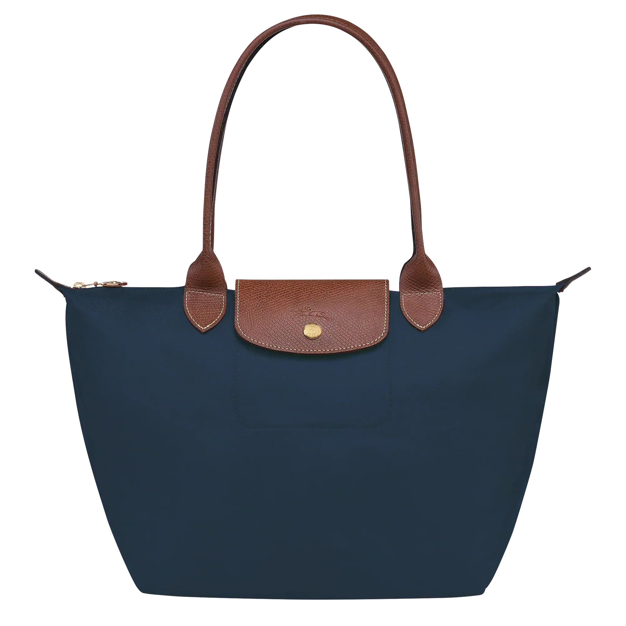 Eadie – Foldable Shopper Bag in Navy Blue