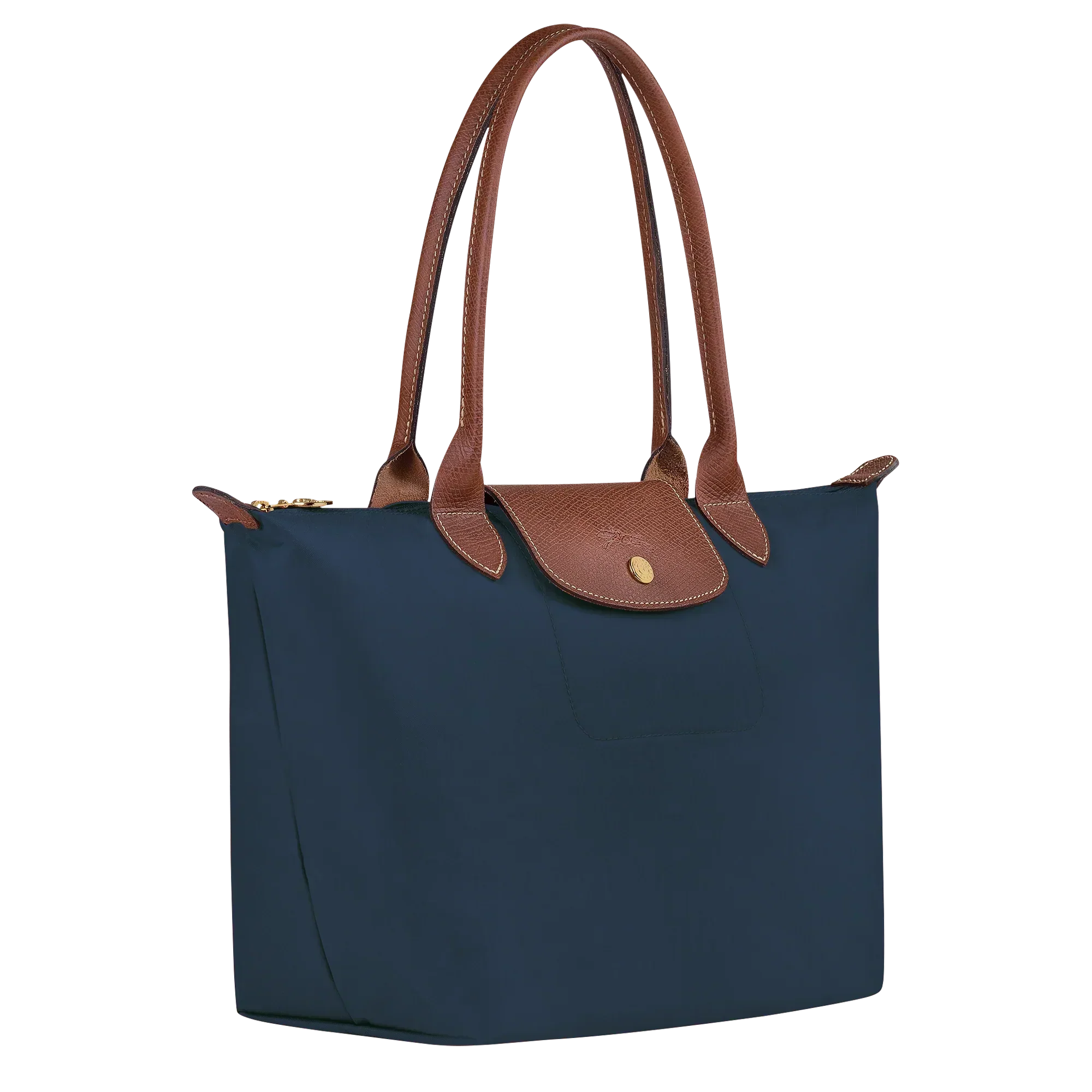 Eadie – Foldable Shopper Bag in Navy Blue