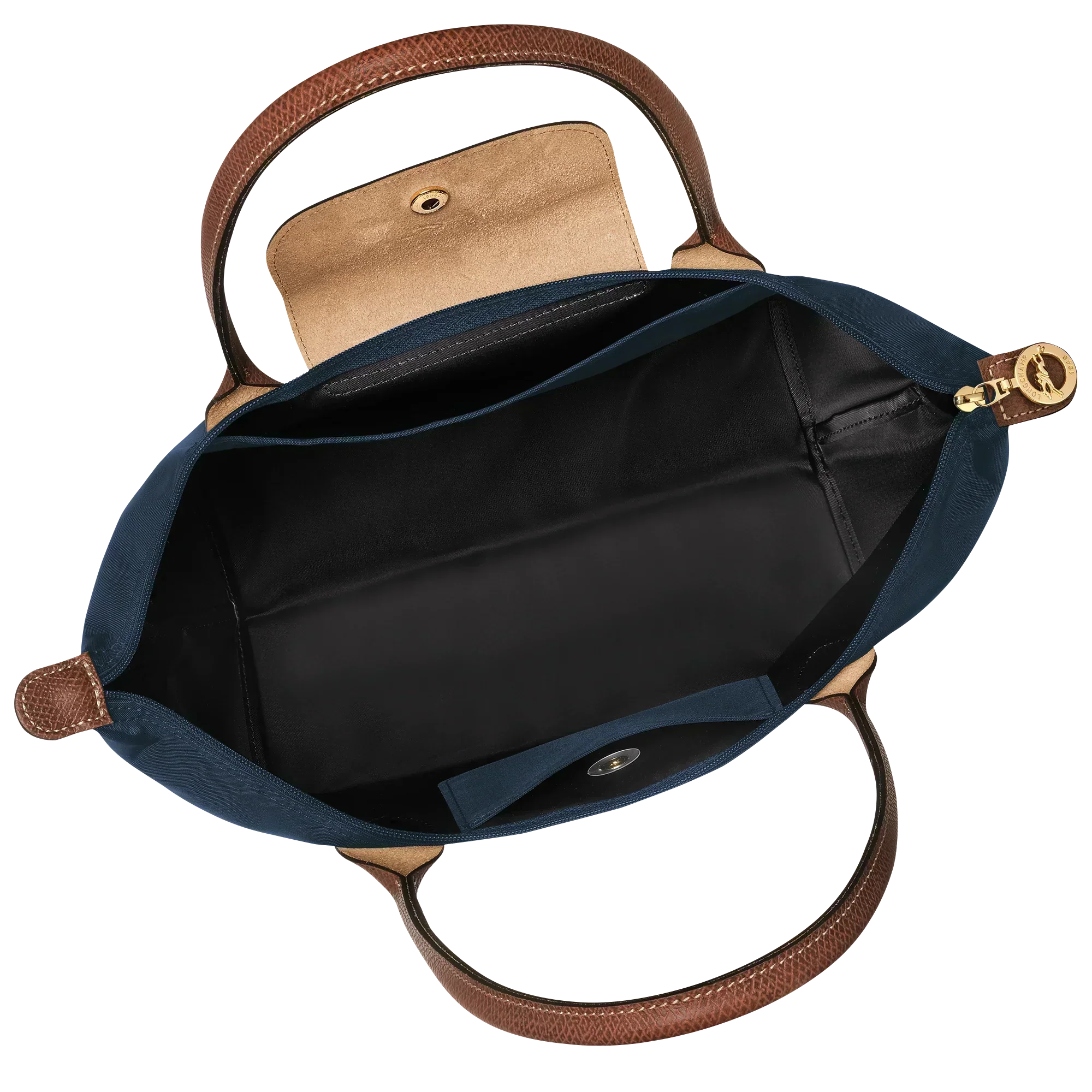 Eadie – Foldable Shopper Bag in Navy Blue