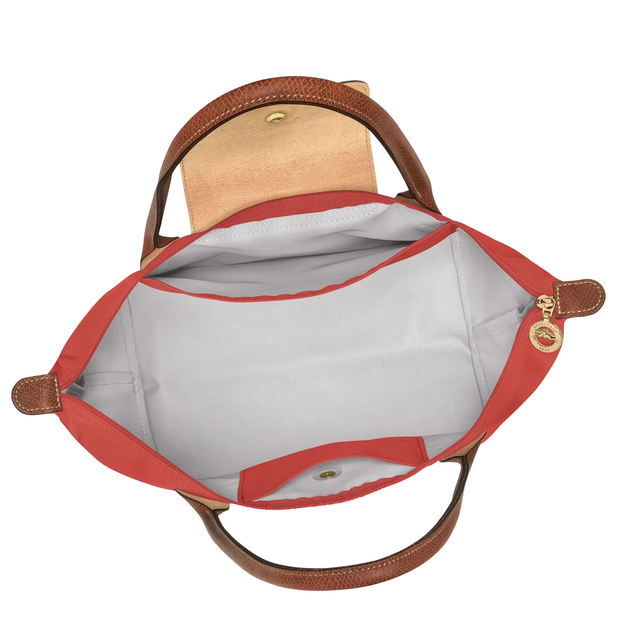 Clover – Foldable Shopper Bag in Tomato Red