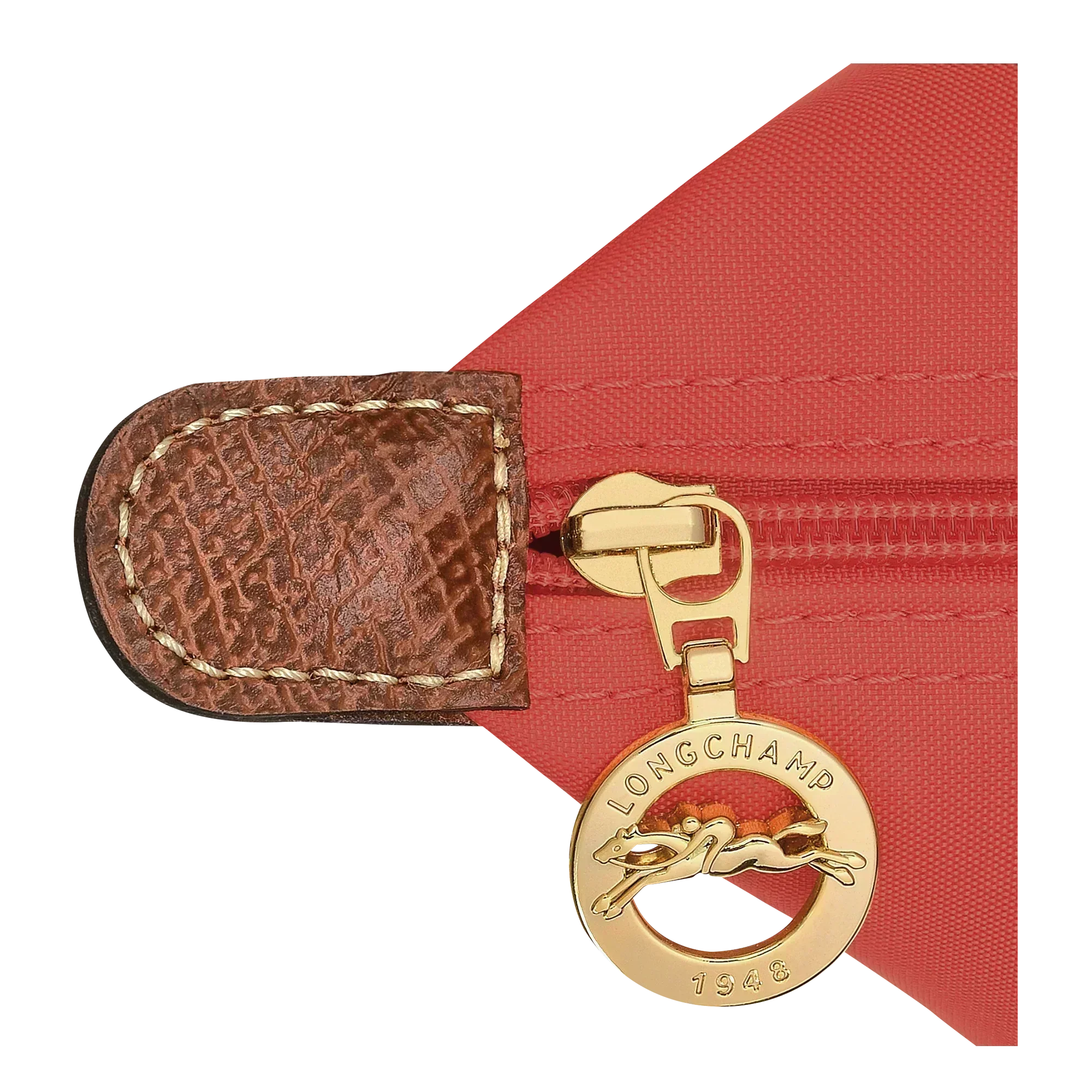 Clover – Foldable Shopper Bag in Tomato Red