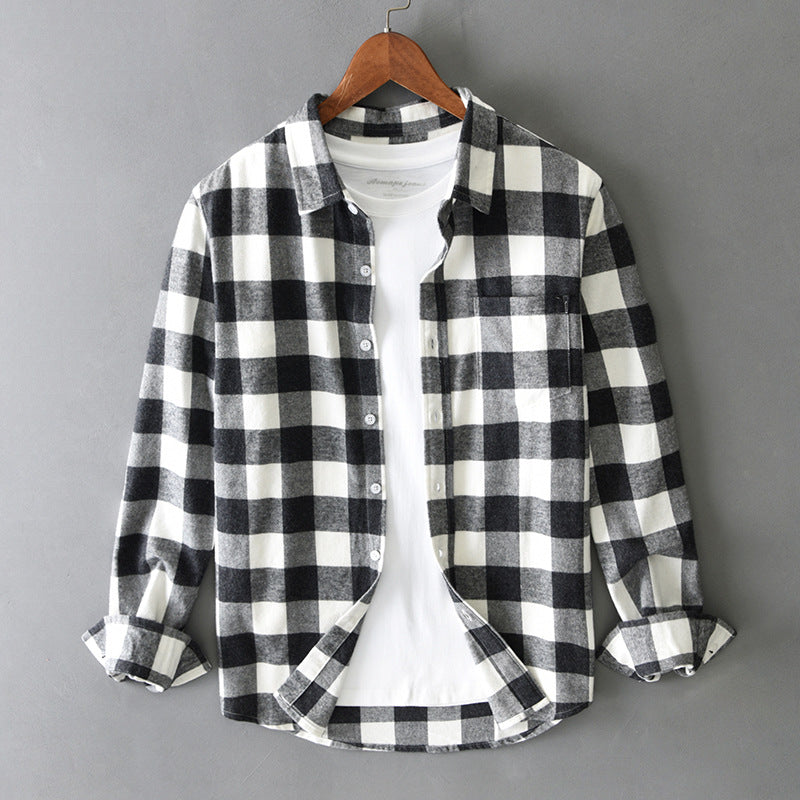 Henry – Premium Cotton Plaid Shirt
