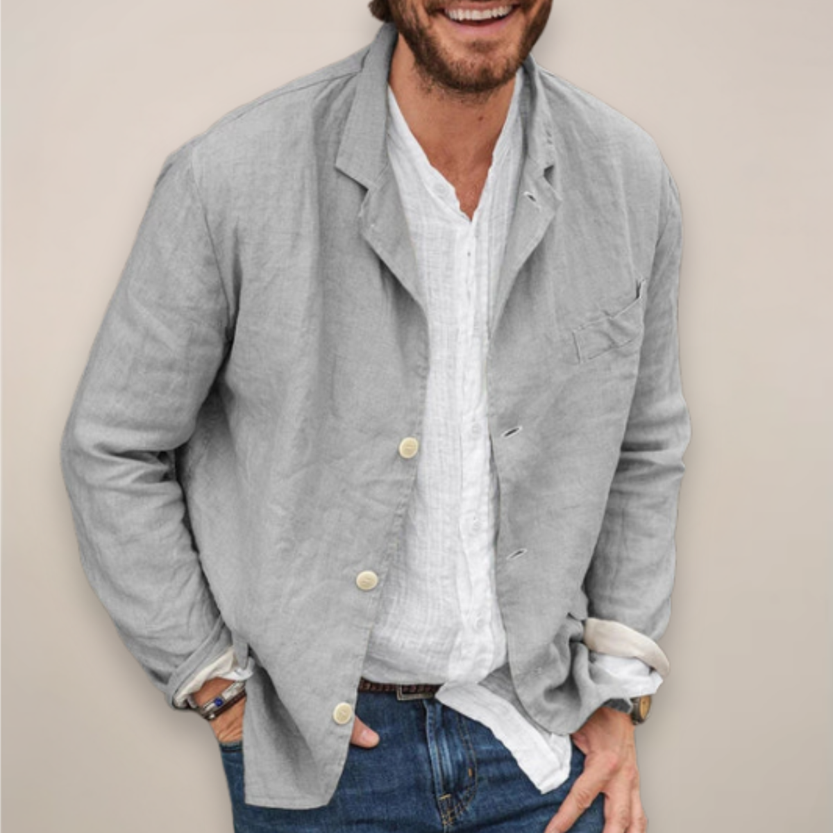 Sylvester – Relaxed Breathable Linen Summer Blazer