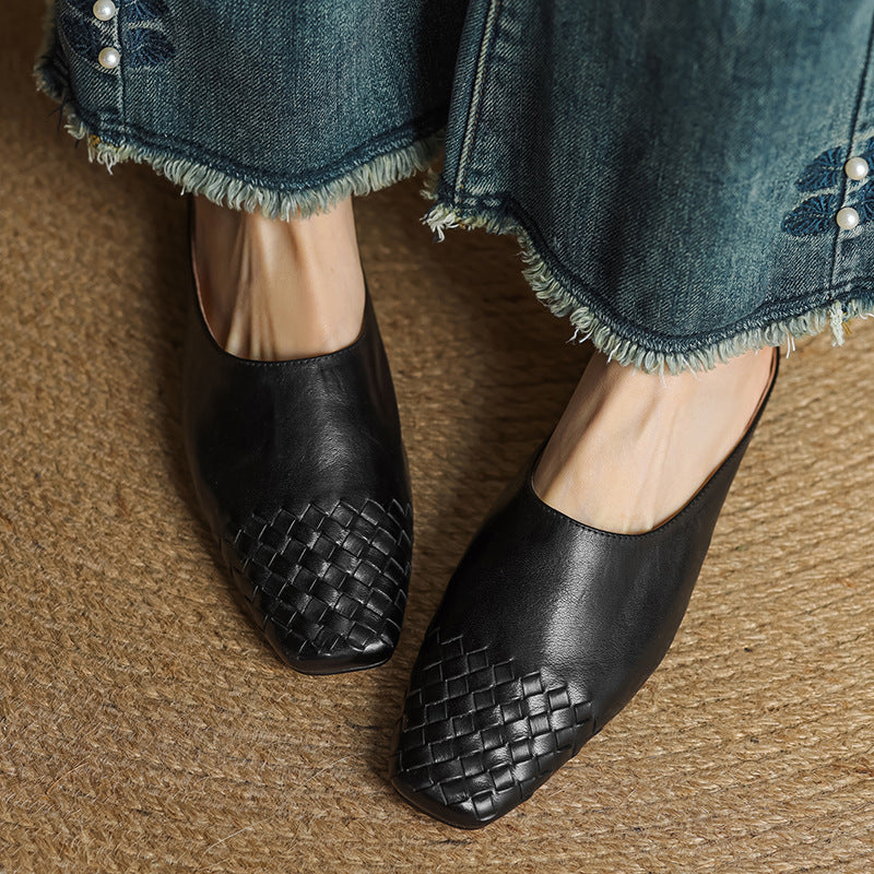 Paige – Leather Slip-On Mules
