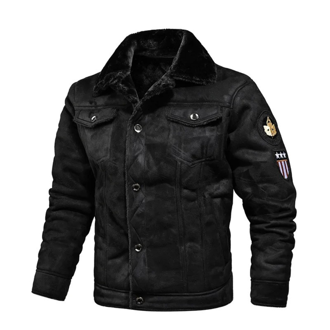 Thomas - Warm and Versatile Leather Jacket