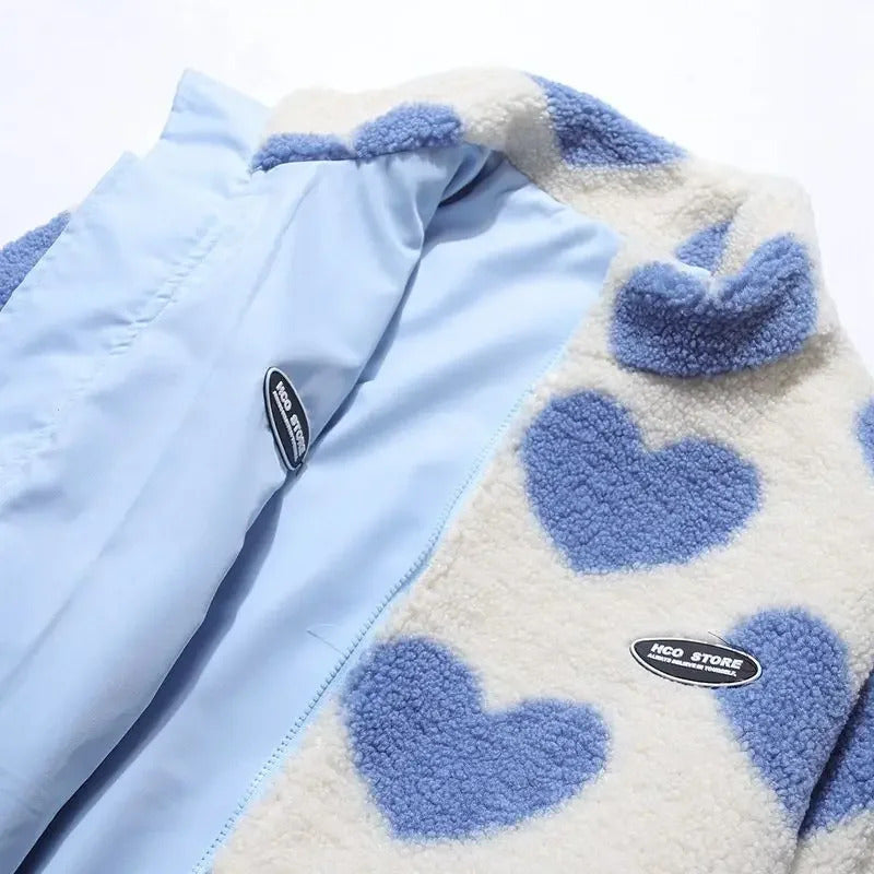 Catherine – Reversible Jacket with Hearts