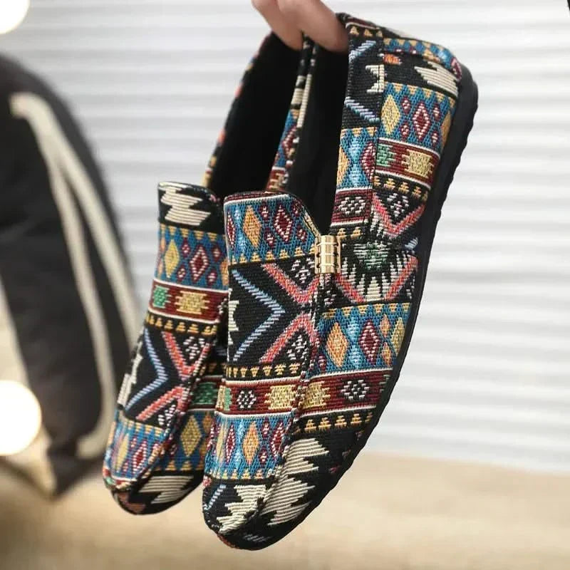 Tariq - Comfortable Ethnic-Inspired Loafers