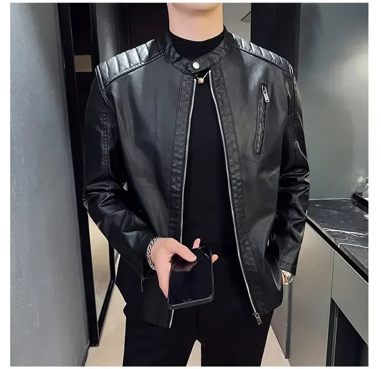 Jensen - Elegant Leather Jacket