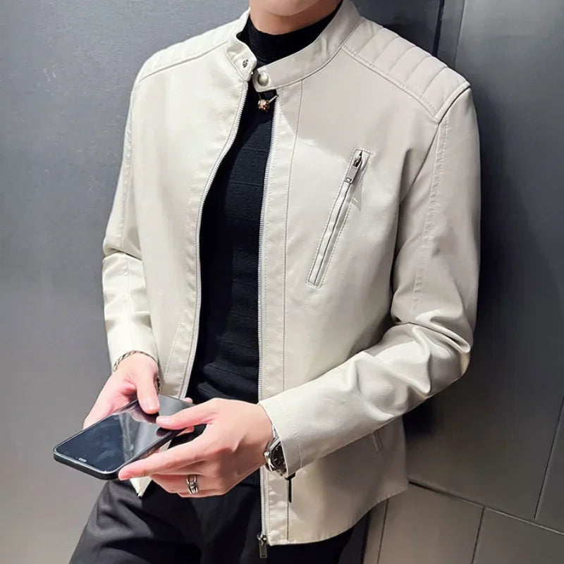 Jensen - Elegant Leather Jacket