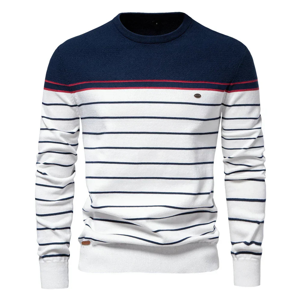 Stephen - Men's Striped Sweater