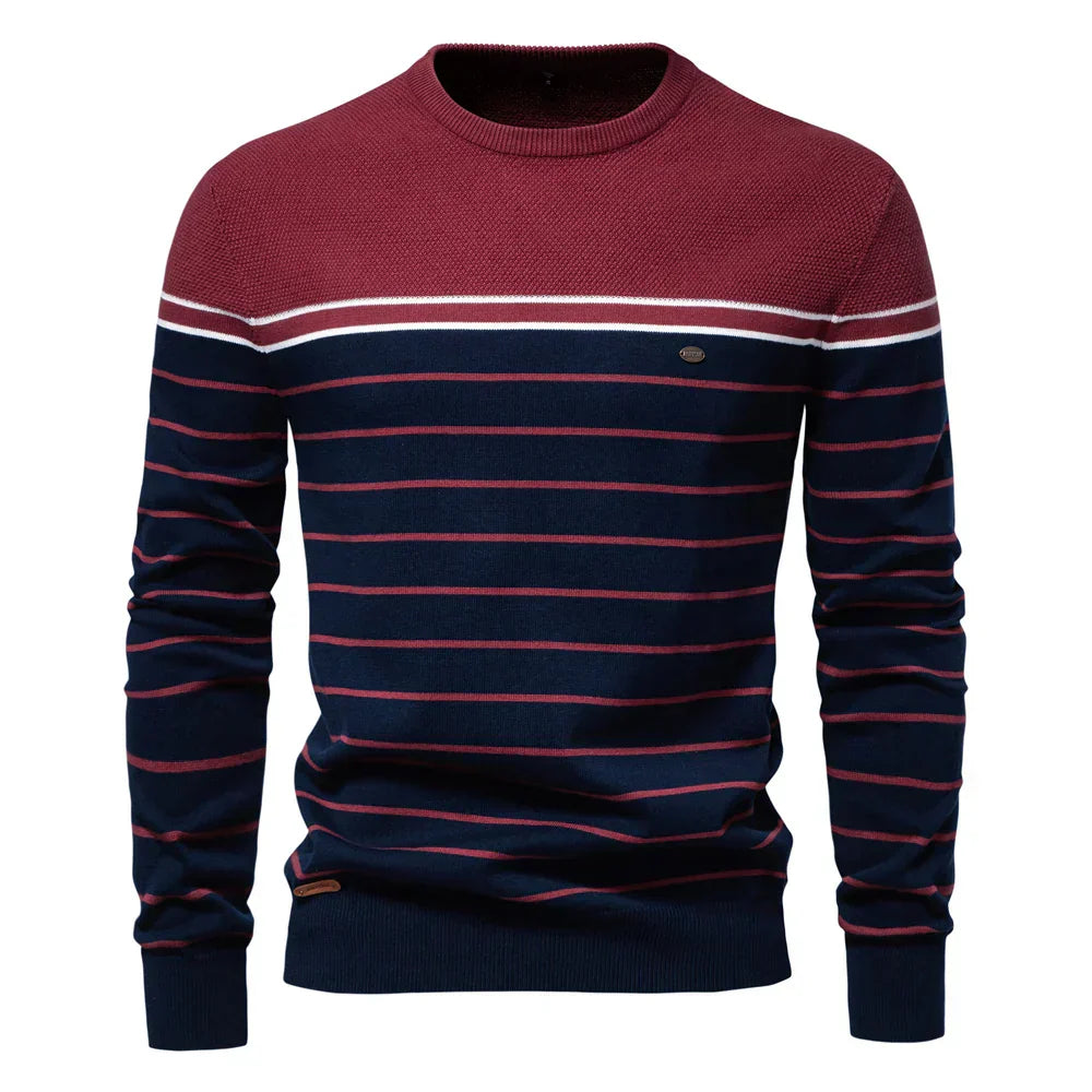 Stephen - Men's Striped Sweater