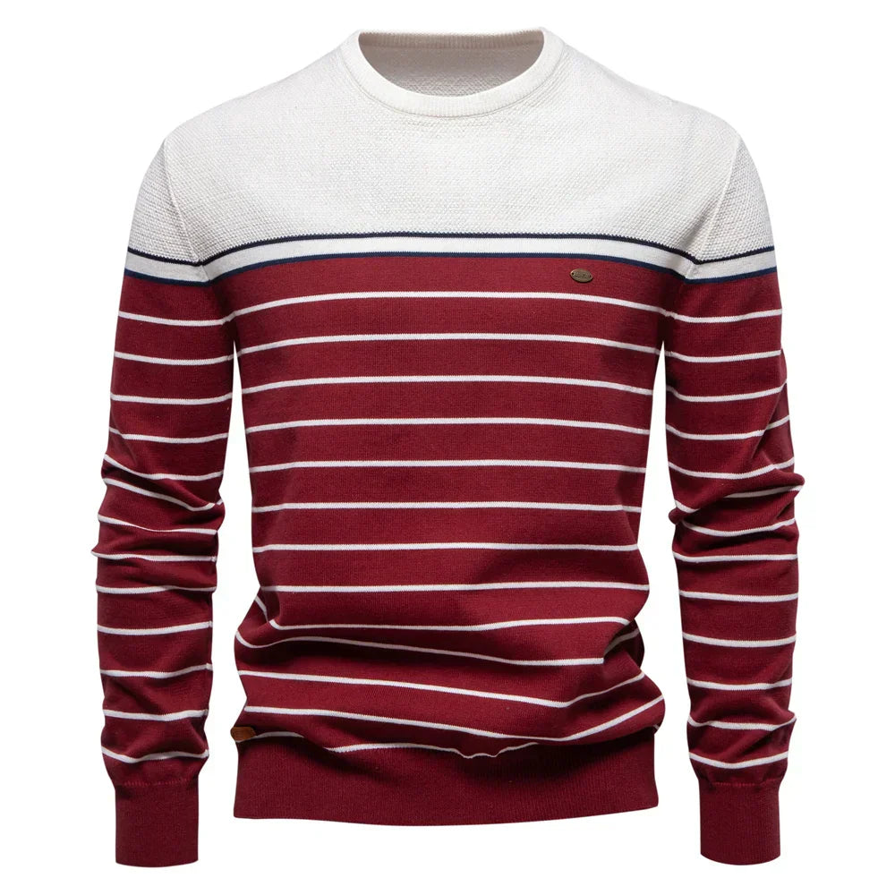 Stephen - Men's Striped Sweater