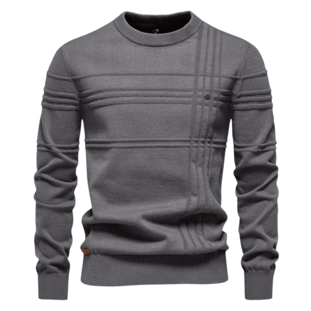 Jayden - Elegant Checked Sweater