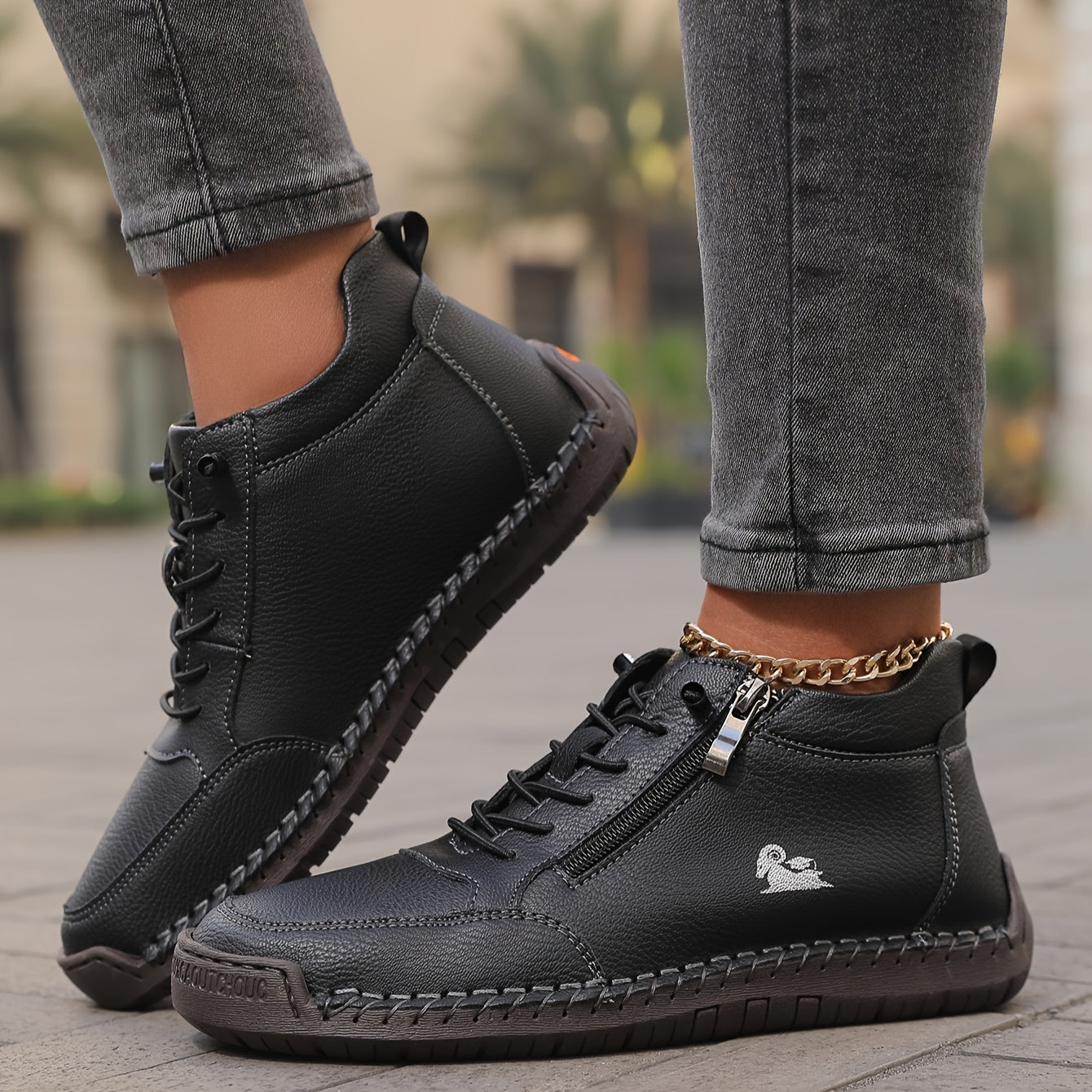 Thea – Comfortable Orthopedic Sneakers with Zipper