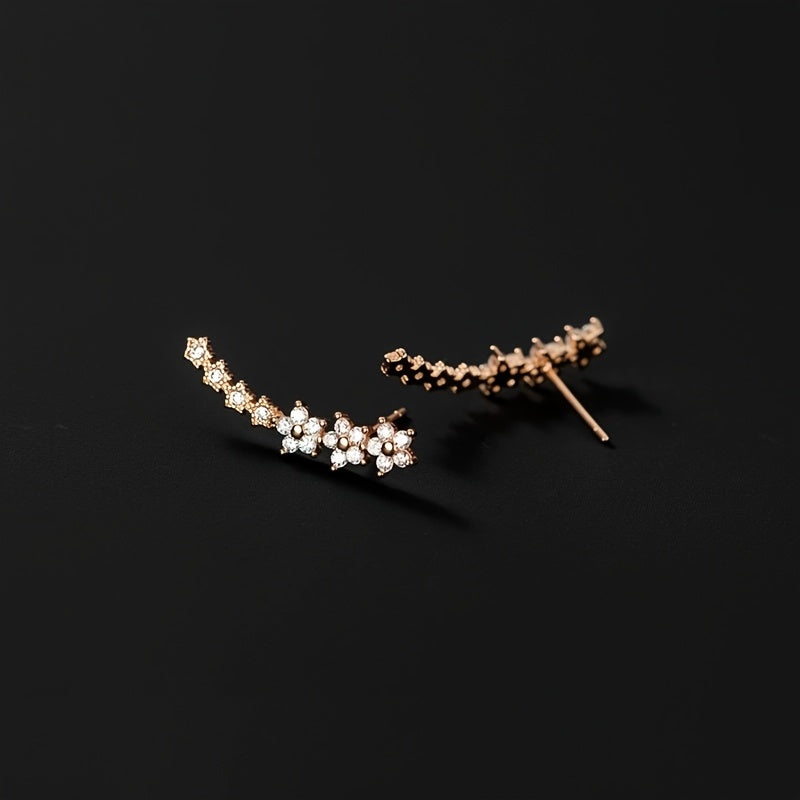 Rhoswen – Timeless Floral Earrings