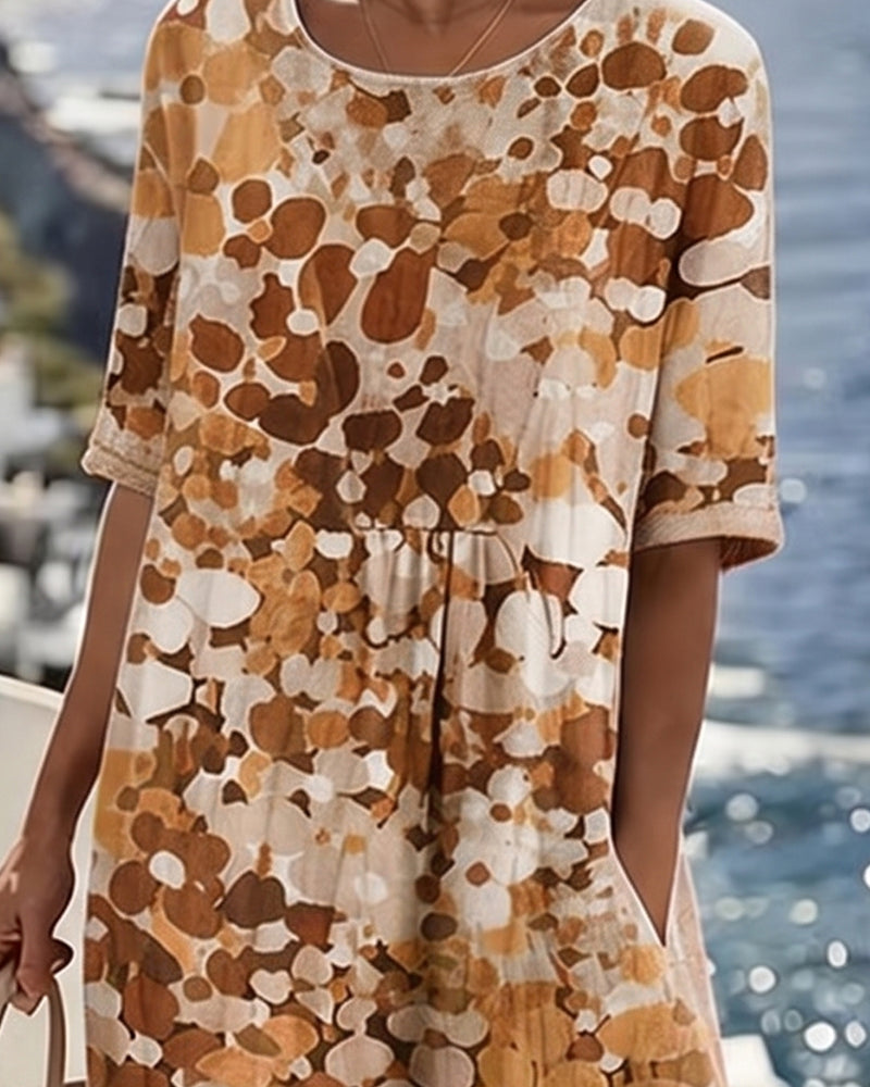 Vivia – Printed Loose-Fit Dress