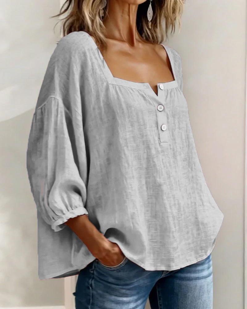 Rue – Lightweight Linen Cotton Blouse
